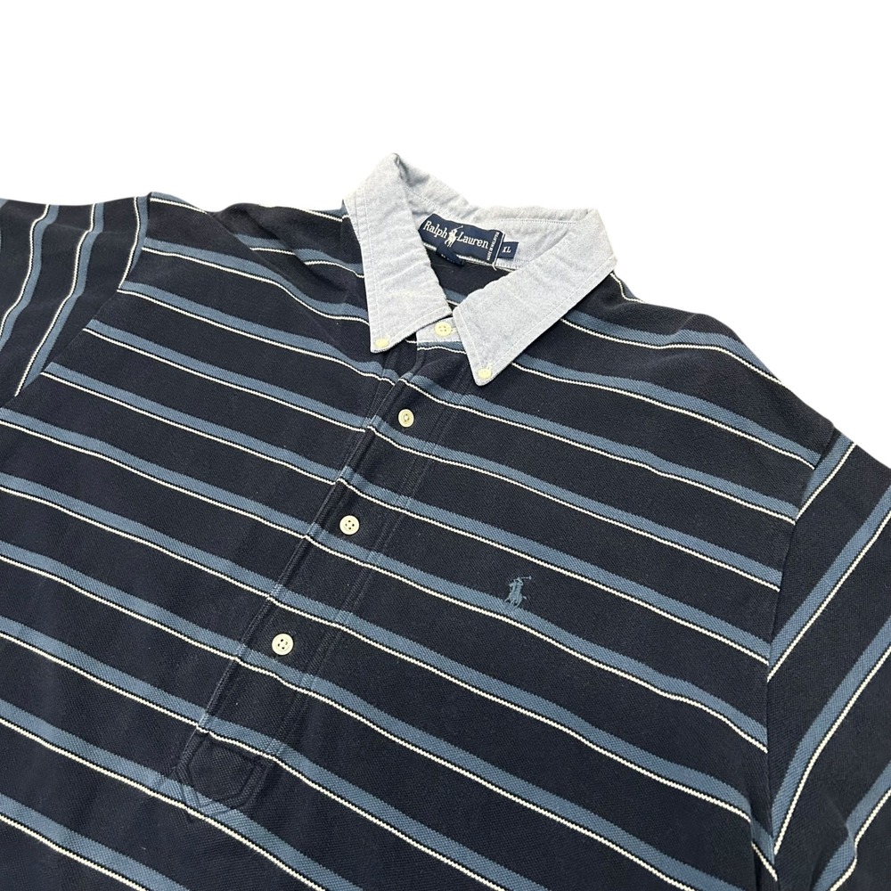 Ralph Lauren‎ Men's Shirt Striped Collared XL Nautical Old Money Preppy